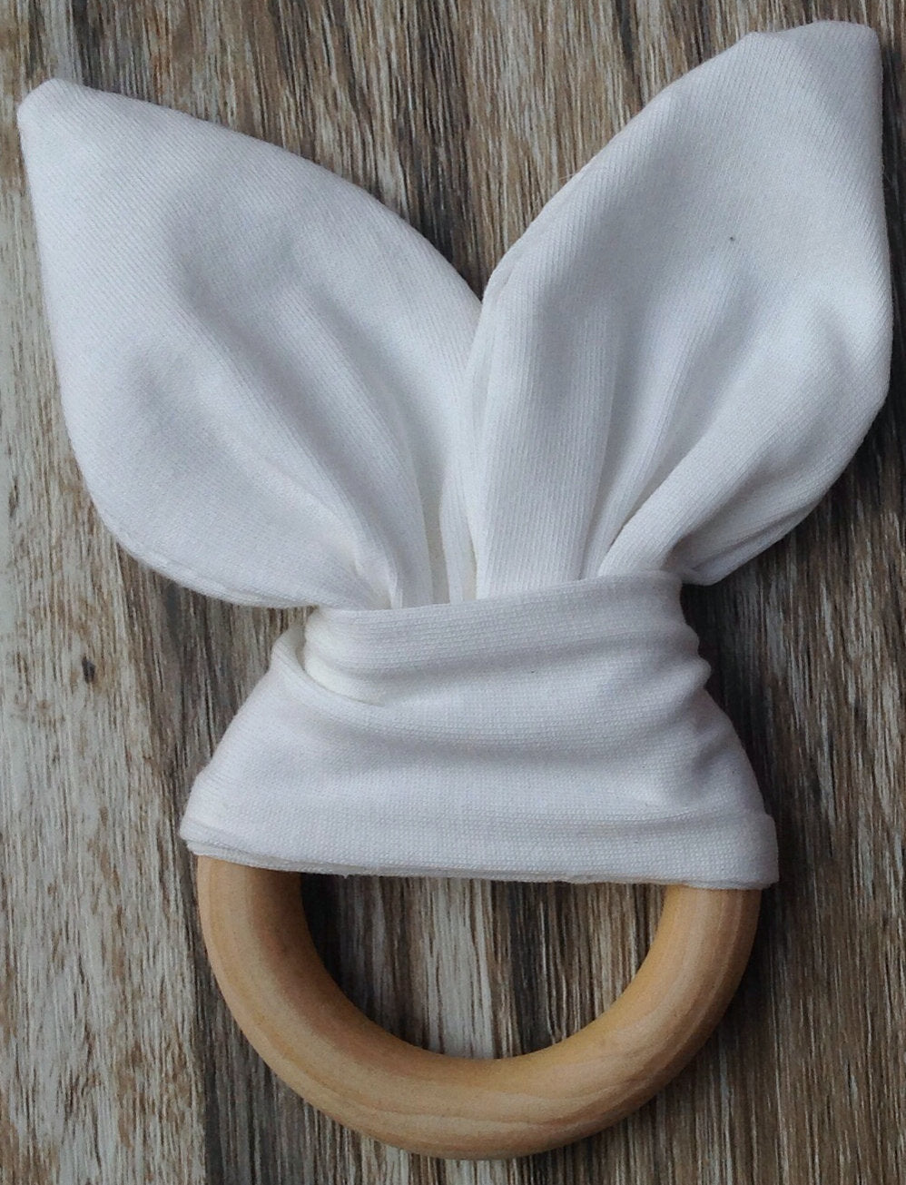 Handmade wooden natural baby teether - ZA-ZOLA