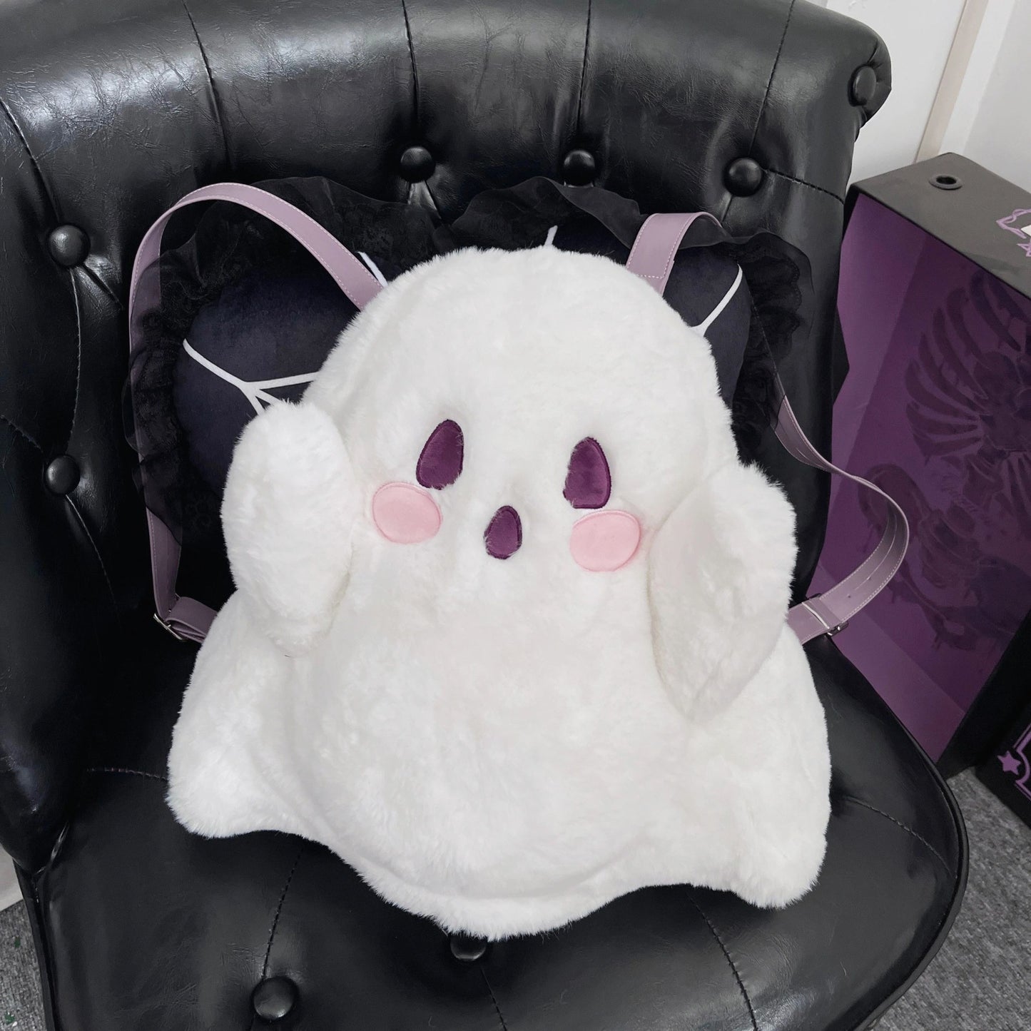 Halloween Cute Ghost Cartoon Backpack Personality Doll - ZA-ZOLA