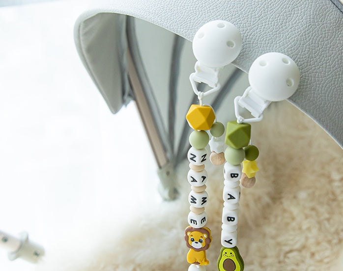 Baby pacifier chain baby silicone molar teether bite - ZA-ZOLA