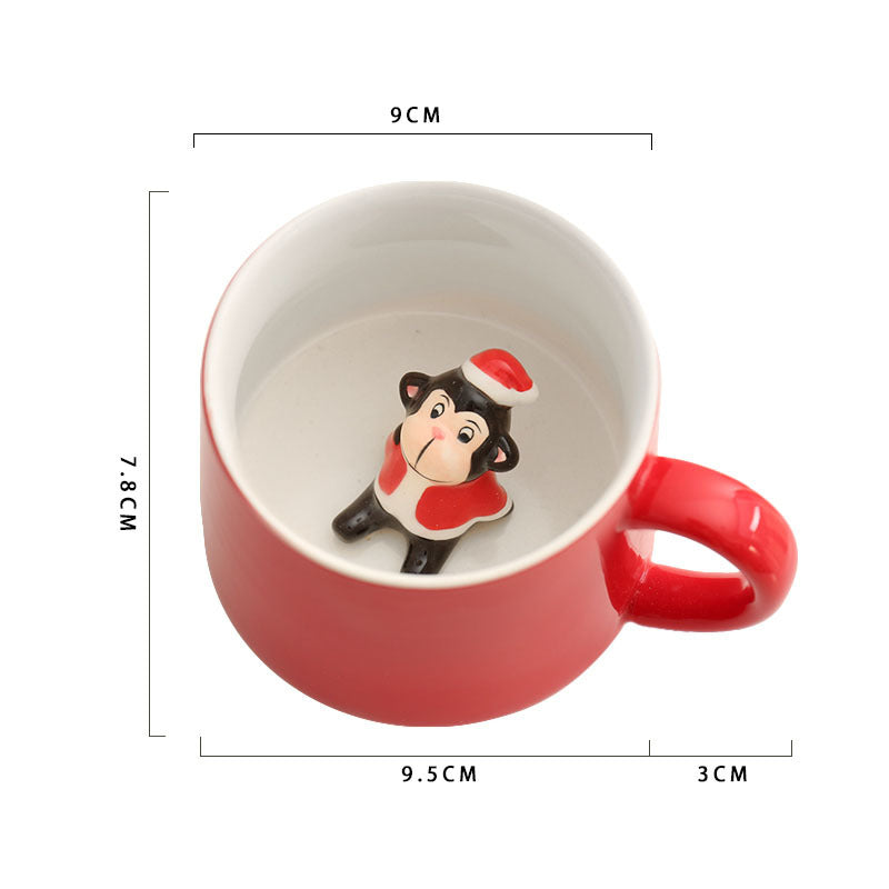 3D Cartoon Ceramic Cup | Fun & Unique Coffee Mug - ZA-ZOLA