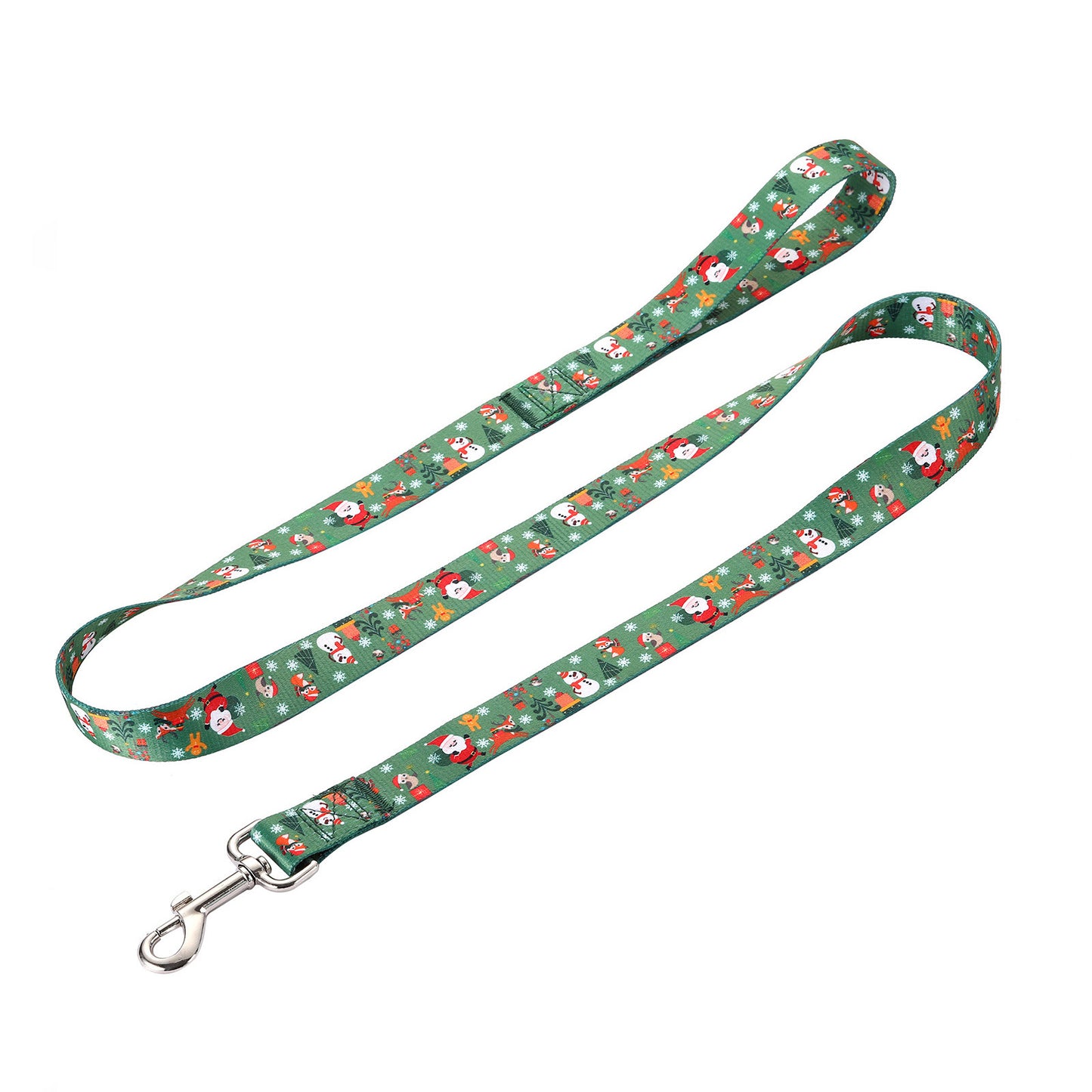 Christmas Pet Collar & Leash Set – Hand Holding Rope Dog Leash for Holiday Walks - ZA-ZOLA