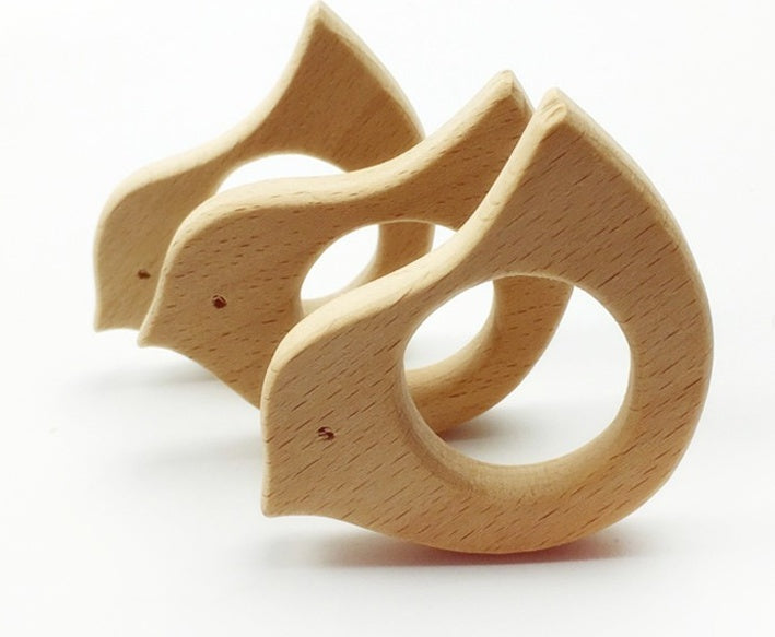 Beech Wood Baby Teethers - ZA-ZOLA