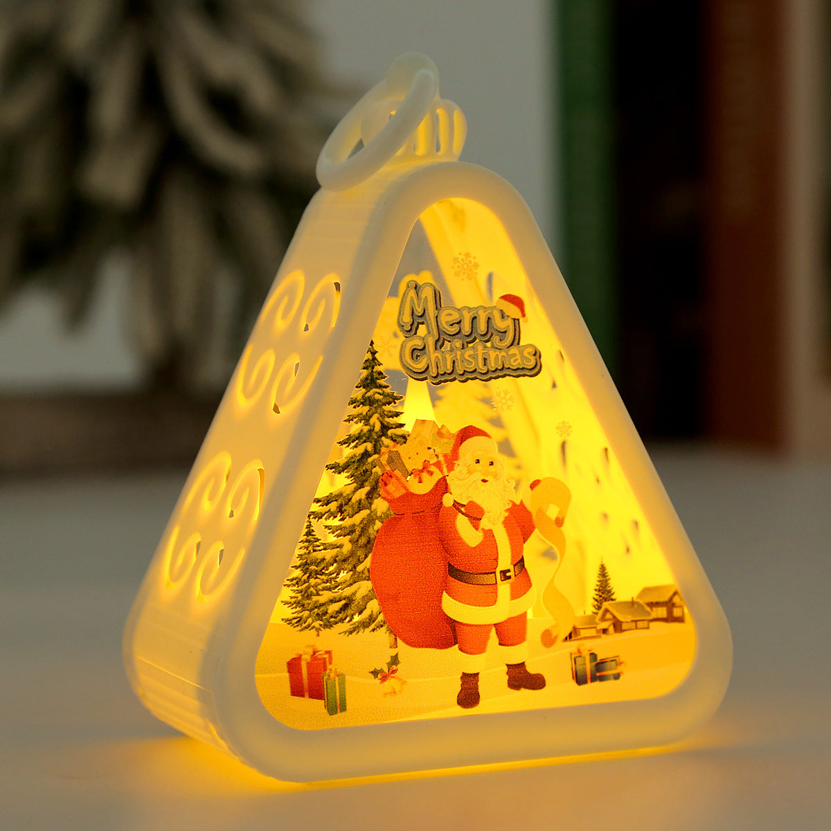 Retro Electric Candle Lamp – Luminous Christmas Ornaments for Festive Decorations - ZA-ZOLA