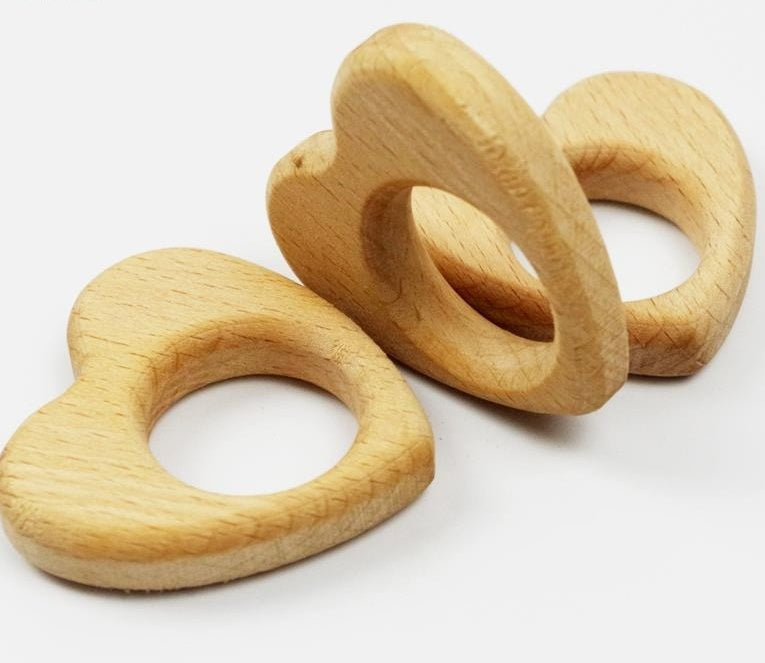 Beech Wood Baby Teethers - ZA-ZOLA