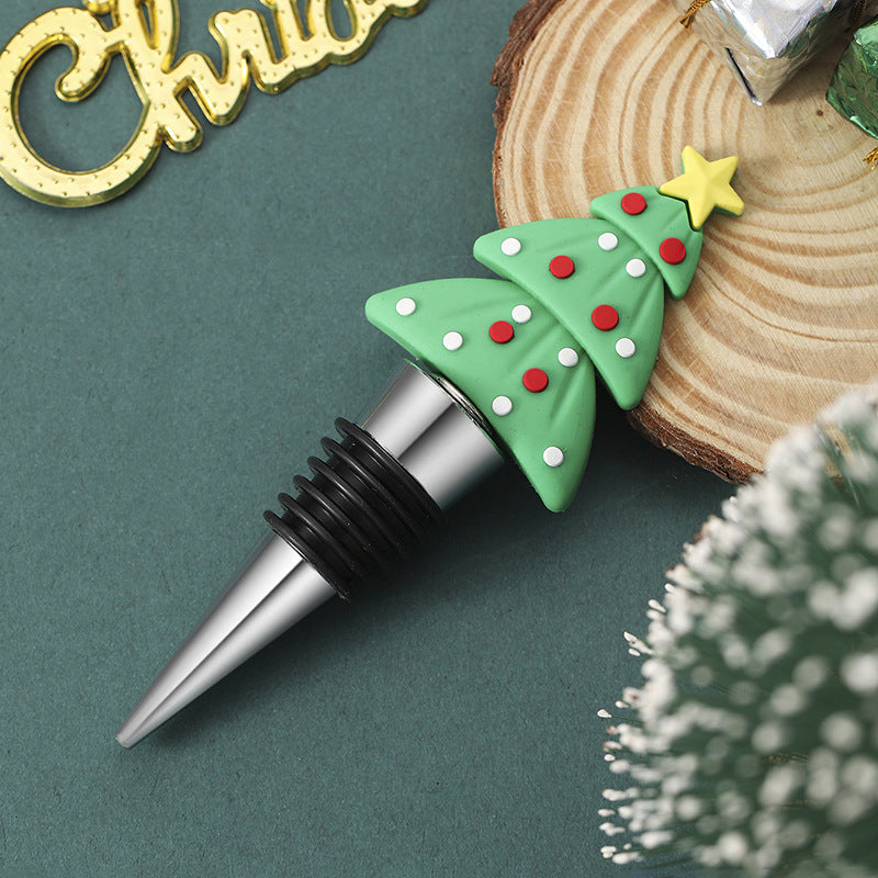 Christmas Tree Wine Stopper | Perfect for Holiday Parties - ZA-ZOLA