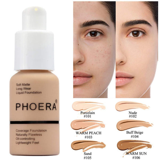 Explosive Press Type Oil Control Natural Color Matte Concealer Foundation Cream - ZA-ZOLA