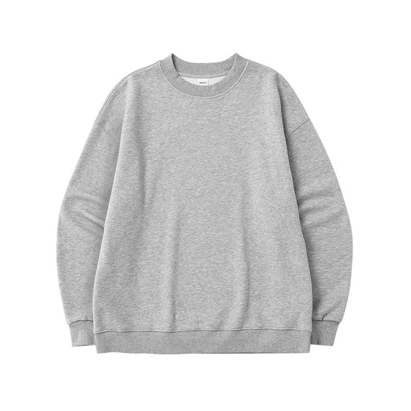 Men's Single-layer Fleece-lined Round Neck Sweater Loose Casual TopProduct information:
 
 Color: Jade dove white, gray, light khaki, dark gray, dark blue Black
 
 Size: S,M,L,XL,XXL
 
 Version: Loose
 
 Fabric name: 67.6% polyesterTopZA-ZOLAZA-ZOLAMen'