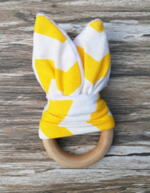 Handmade wooden natural baby teether - ZA-ZOLA