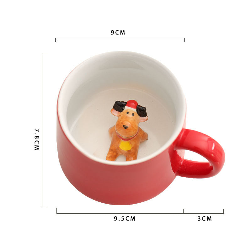 3D Cartoon Ceramic Cup | Fun & Unique Coffee Mug - ZA-ZOLA