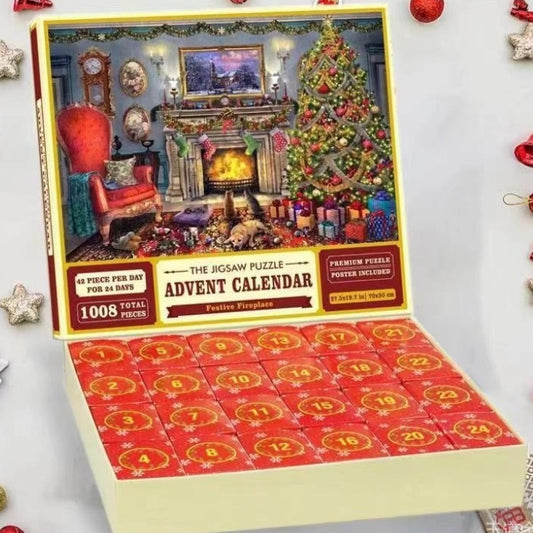 24-Box Christmas Advent Calendar – Fun Puzzle Gift for Holiday Countdown - ZA-ZOLA