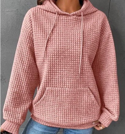 Women's Loose Casual Solid Color Long-Sleeved Sweater – Comfortable & Stylish Knitwear