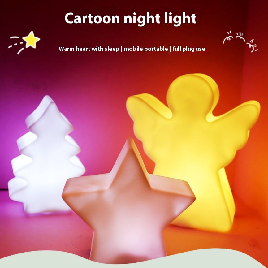 Five-pointed Star LED Night Light – 7-Color Christmas Gift & Decor - ZA-ZOLA