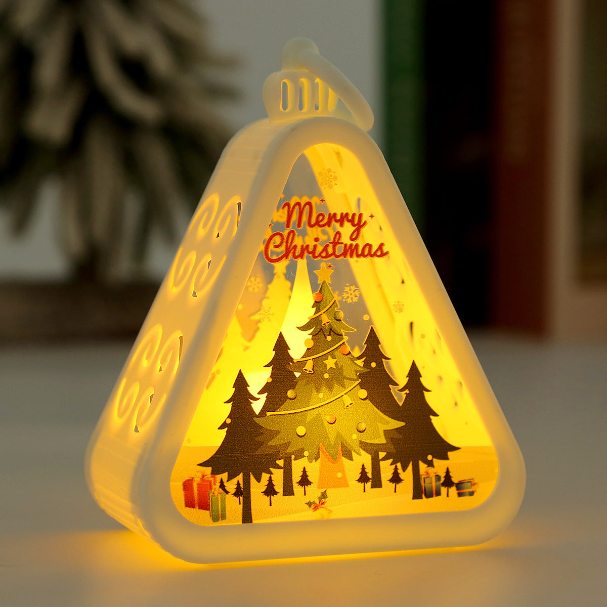 Retro Electric Candle Lamp – Luminous Christmas Ornaments for Festive Decorations - ZA-ZOLA