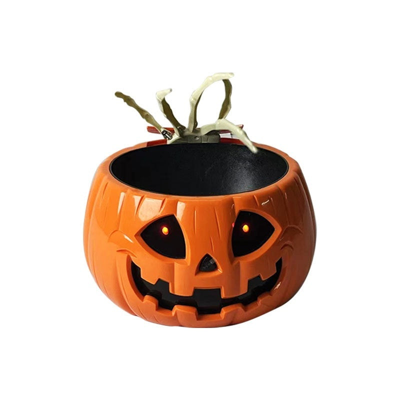 Children's Creative Electric Halloween Pumpkin Lamp Candy Bowl - ZA-ZOLA