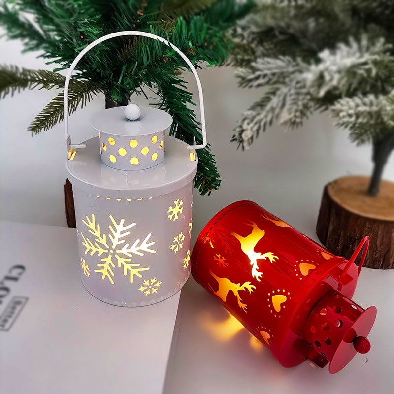 LED Christmas Candle Lanterns – Nordic Style Electronic Candles for Creative Holiday Decor - ZA-ZOLA