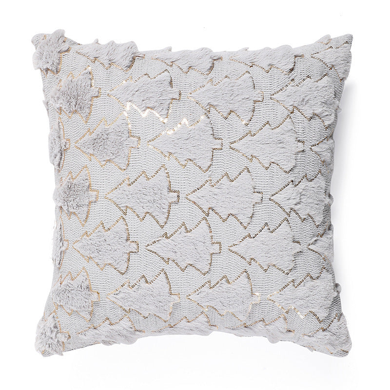 Holiday Ornament Plush Pillowcase – Decorative Bedroom & Bedside Pillow Cover - ZA-ZOLA