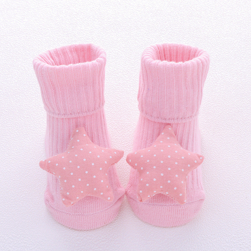 Baby socksProduct information:
 
 
 Children's socks category: floor socks
 
 Function: breathable, sweat-absorbing
 
 Main fabric composition: cotton
 
 
 Size information:
 Baby socksZA-ZOLAZA-ZOLABaby socks