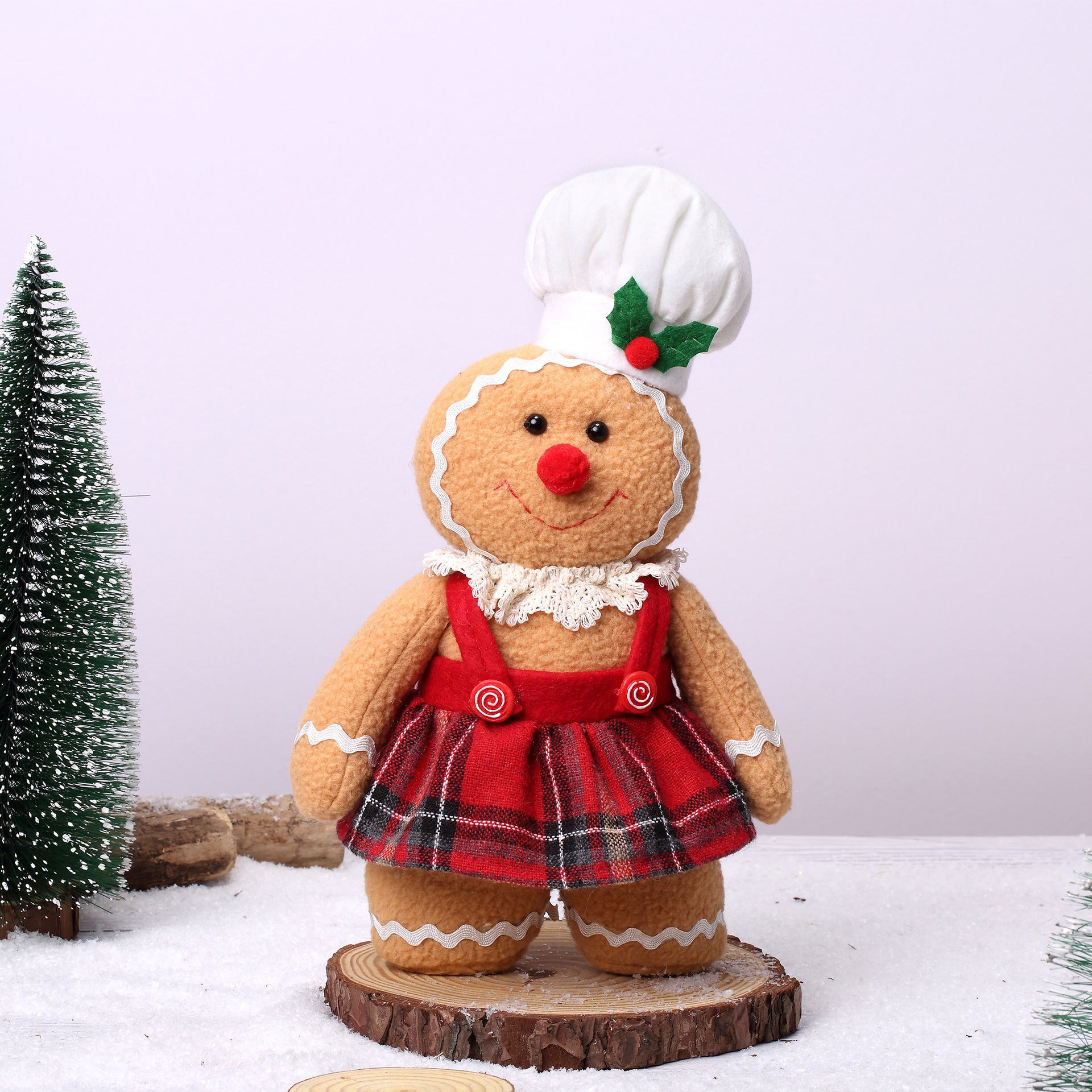 Gingerbread Man Doll – New Christmas Decoration for Festive Holiday Homes - ZA-ZOLA