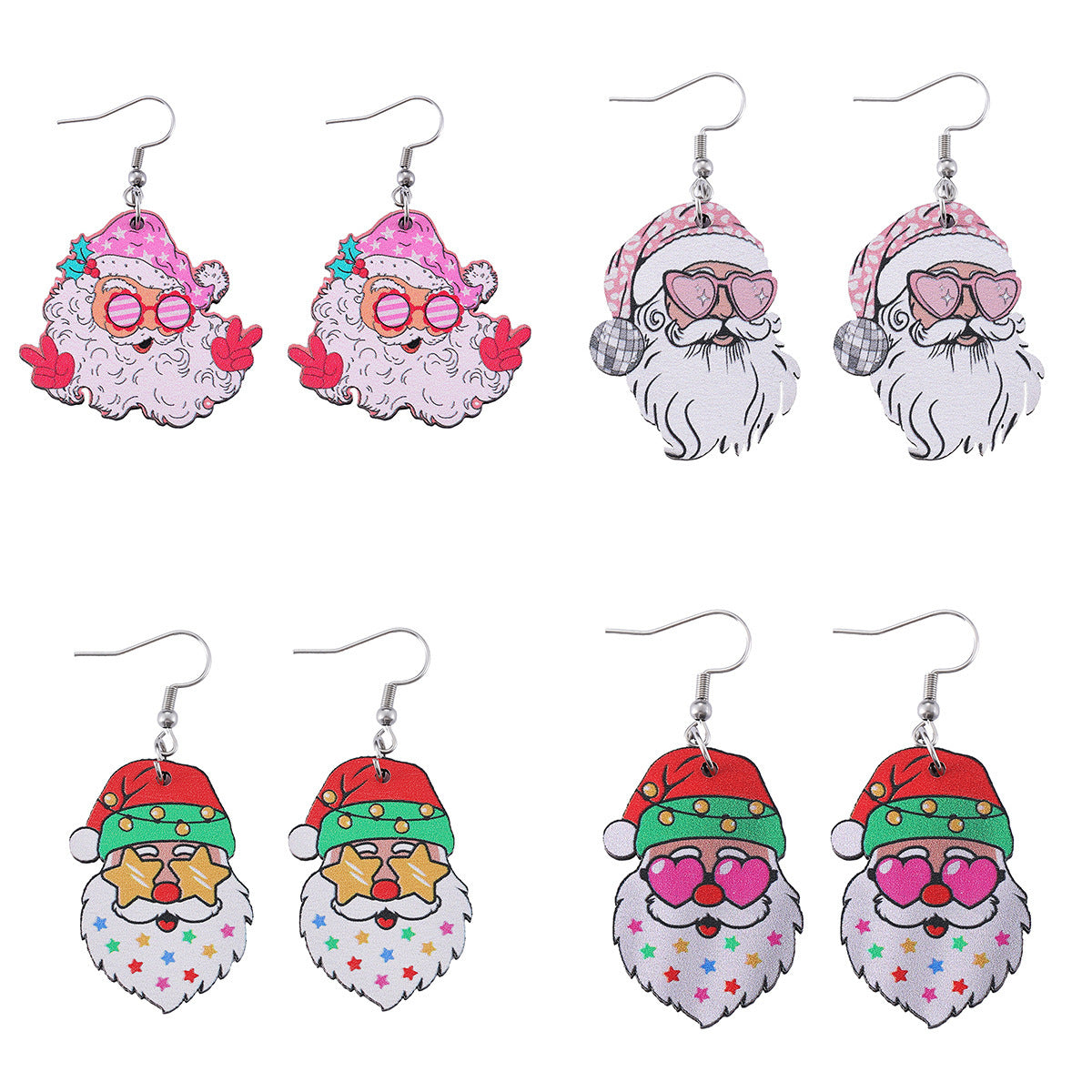 Funny Santa Claus Pendant Earrings – Perfect Christmas Gift for a Festive Touch! - ZA-ZOLA