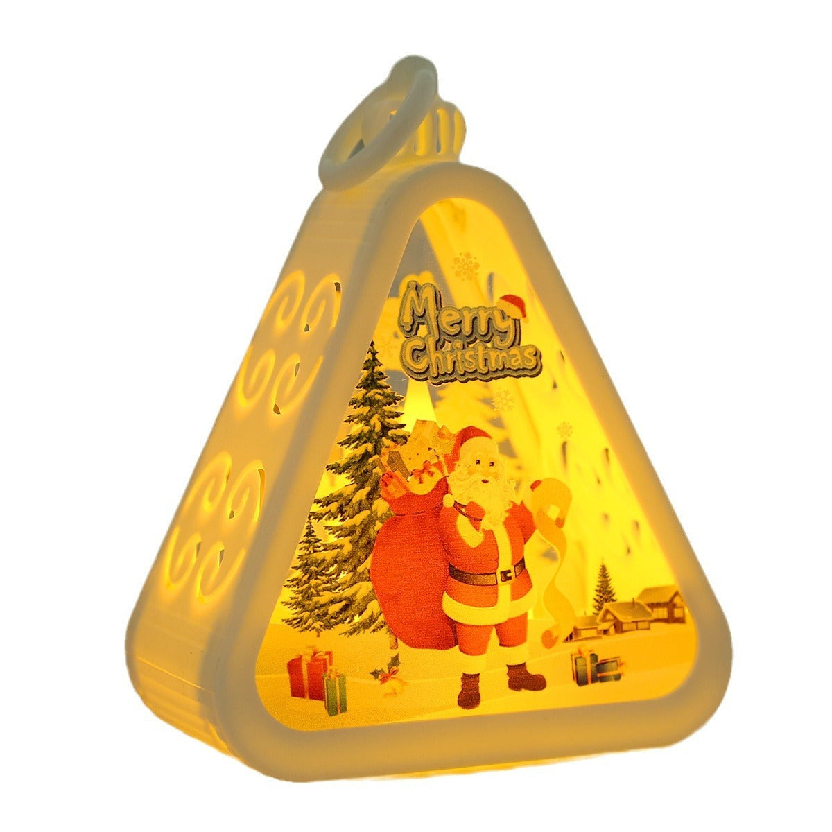 Retro Electric Candle Lamp – Luminous Christmas Ornaments for Festive Decorations - ZA-ZOLA