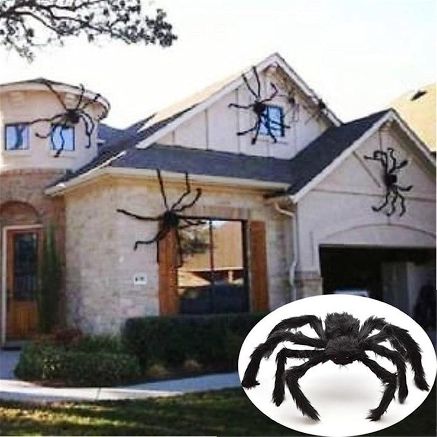 Halloween Decoration Simulation Plush Spider - ZA-ZOLA