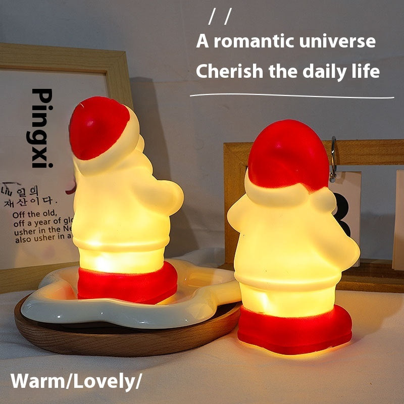 Cute Snowman Night Lamp – Cartoon Christmas Ambience Light for Festive Decor - ZA-ZOLA