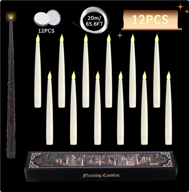 20LED Floating Candles With Candle Sticks - ZA-ZOLA