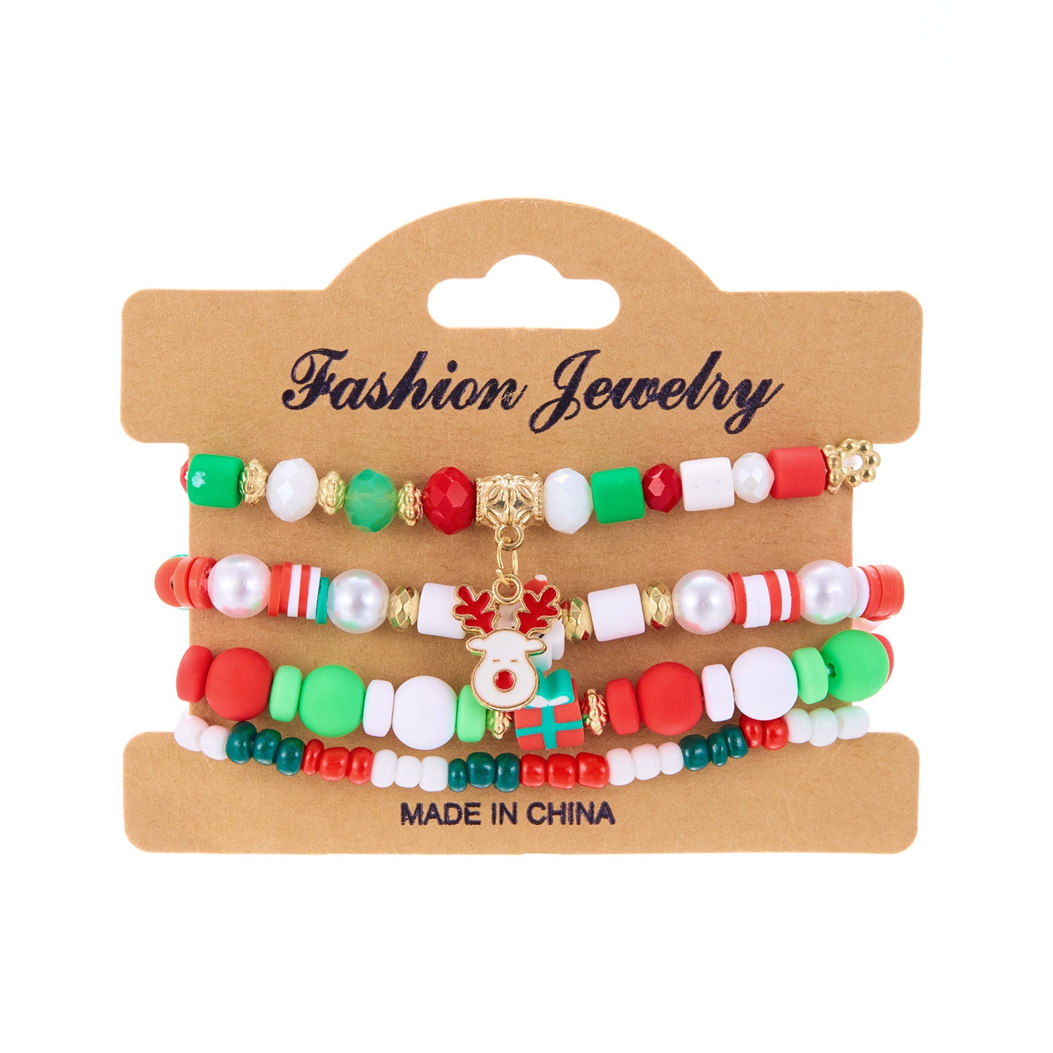 Handmade Christmas Snowman Beaded Bracelet – Festive Charm Jewelry for Holiday Cheer! - ZA-ZOLA