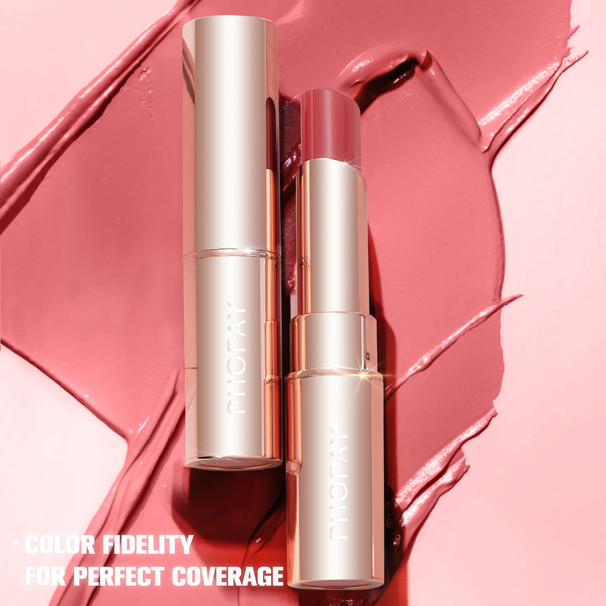 PHOFAY Moisturizing Lipstick – Hydrating, Rich Color, Smooth Finish - ZA-ZOLA