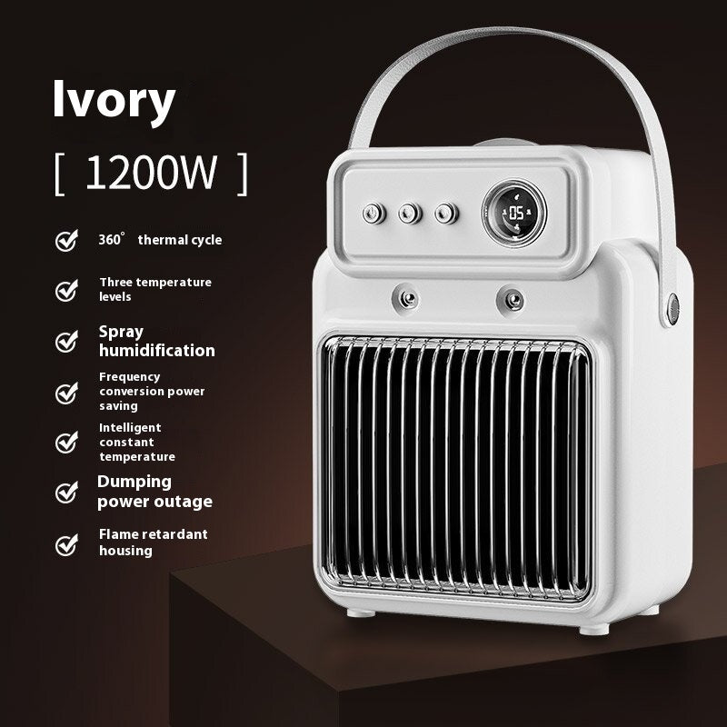 1200W 2-in-1 Room Heater & Humidifier | Efficient Indoor Heater with Overheating Protection - ZA-ZOLA