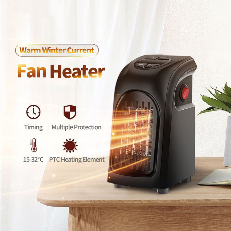 Winter Air Heater Fan Heater Electric Home Heaters Mini Room Air Wall Heater Ceramic Heating Warmer Fan For Home Office Camping - ZA-ZOLA