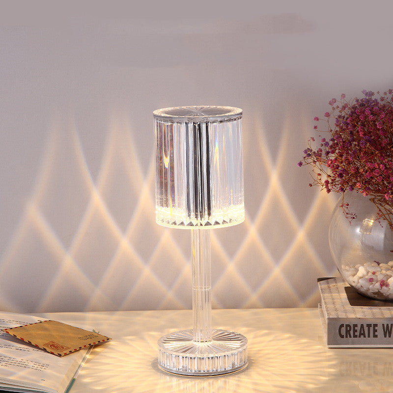 New Crystal Table Lamp Hotel Decoration Diamond Romantic Warm Led For Home Decor Romantic Gift Night Light - ZA-ZOLA