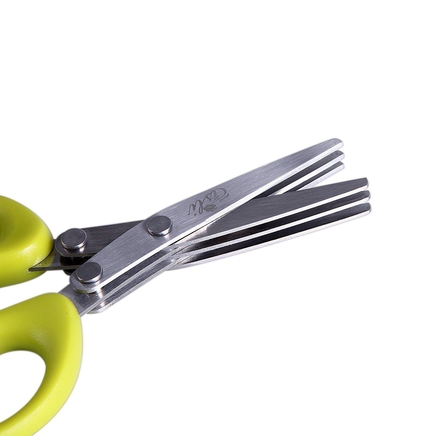 Multifunctional Multi-layer Green Onion Scissors Stainless Steel Onion Cutting Knife Herb Seaweed Spice Scissors Kitchen Scissor Kitchen Gadgets - ZA-ZOLA