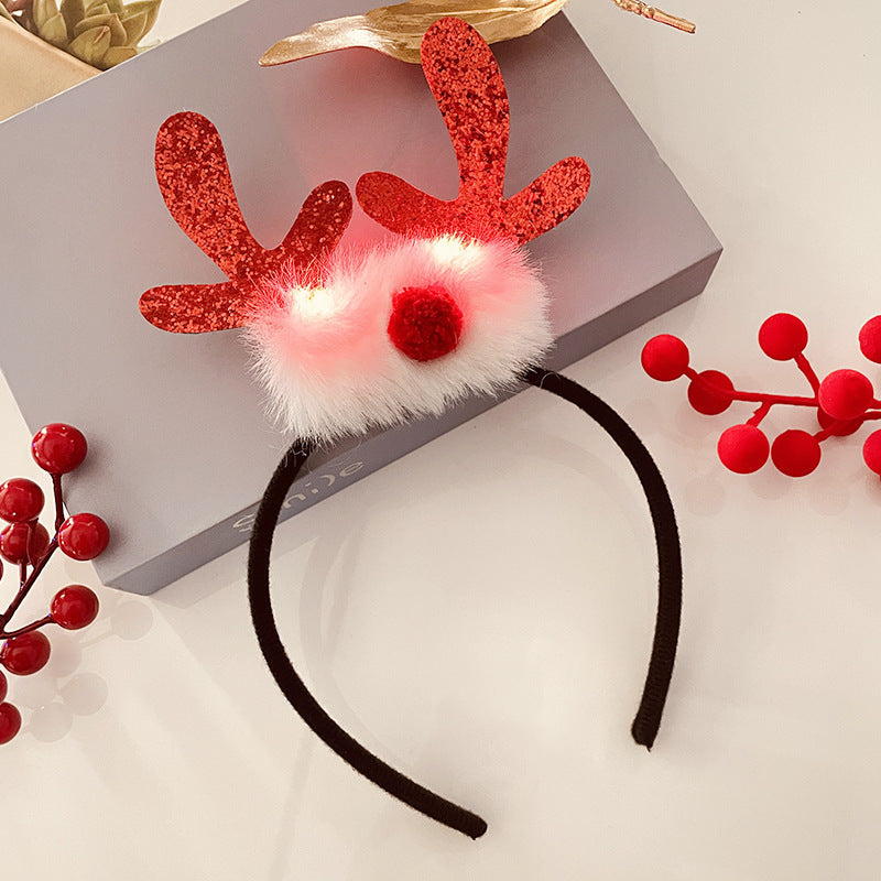 Light-Up Christmas Headband for Women - Festive Snowflake Design - ZA-ZOLA