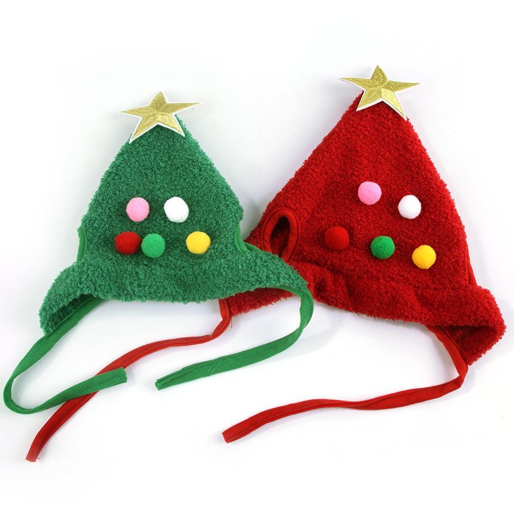 Christmas Tree Shaped Pet Hat - Festive Holiday Accessory for Cats & Dogs - ZA-ZOLA