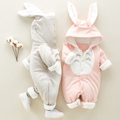 Baby jumpsuit baby romperFabric name: Cotton
 
 Main fabric composition: cotton


 
 
  size
  length
 bust 
  sleeve
  
 
 
  66
  55
  30
  26
  
 
 
  73
  60
  31
  29
  
 
 
  80
  65
 Baby ClothesZA-ZOLAZA-ZOLABaby jumpsuit baby romper