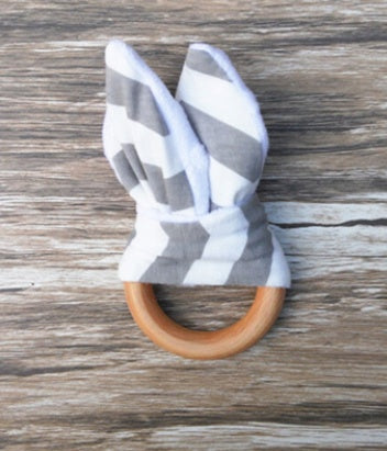 Handmade wooden natural baby teether - ZA-ZOLA