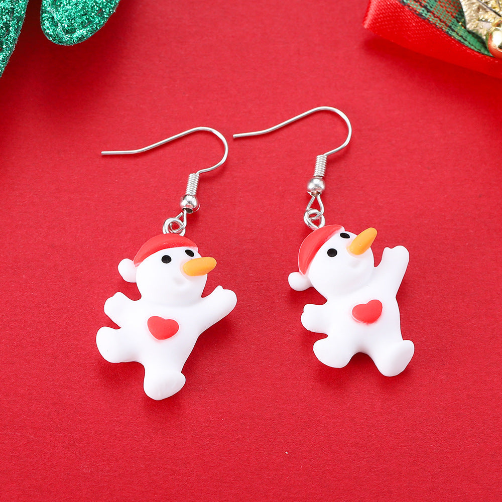 Cartoon Creative Christmas Earrings – Fun & Festive Fashion for the Holidays - ZA-ZOLA