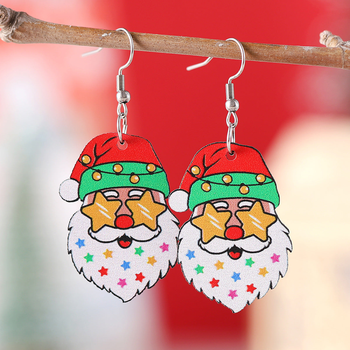 Funny Santa Claus Pendant Earrings – Perfect Christmas Gift for a Festive Touch! - ZA-ZOLA