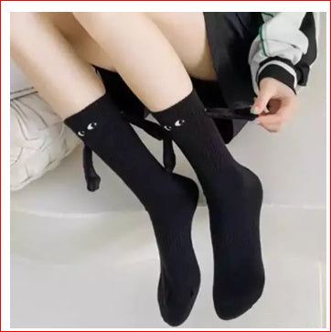 Couple Magnetic Hand Socks – Cute Christmas Gift for Him & Her – Festive Holiday Essentials - ZA-ZOLA