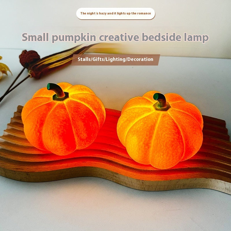 Pumpkin Halloween Decorative Night Light Bedroom Dormitory Creative Bedside Lights Eye Protection Deco Night Lamp - ZA-ZOLA