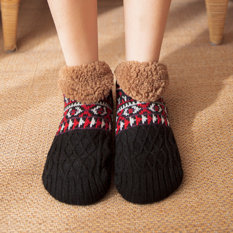 Indoor Home Non-Slip Carpet Socks – Warm Fall & Winter Floor Socks for Men & Women - ZA-ZOLA