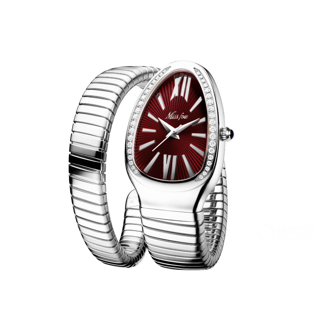 Women's Stainless Steel Diamond Serpentine Watch - ZA-ZOLA