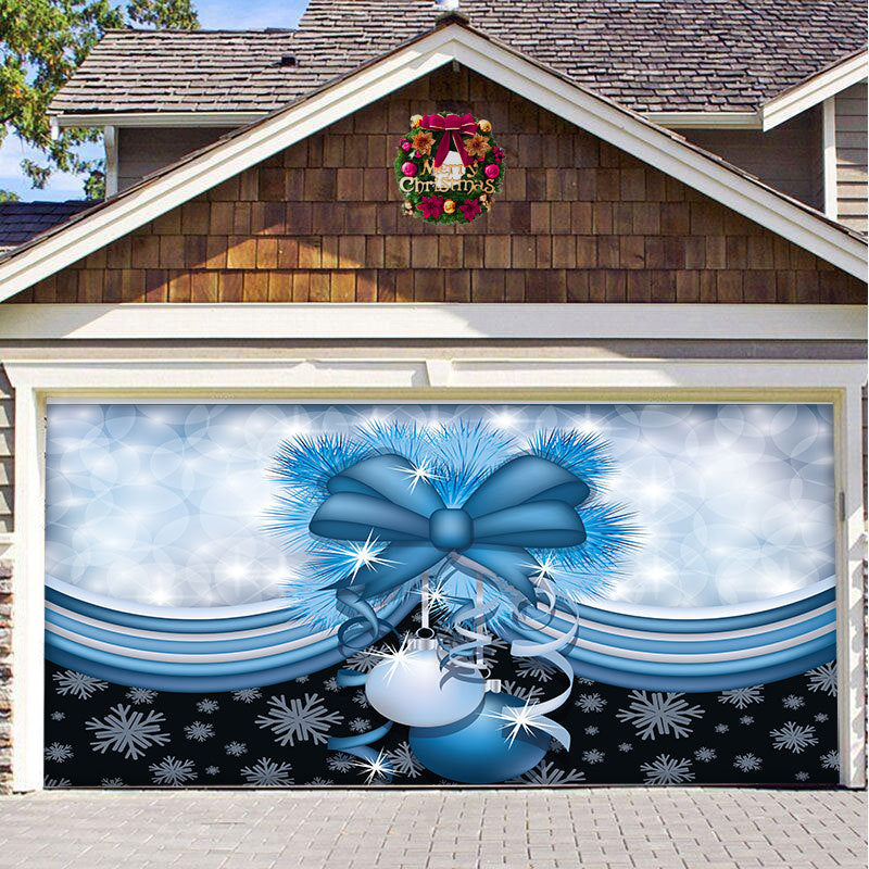 Christmas Hanging Background Cloth – Garage Door Patch for Holiday Party Decor - ZA-ZOLA