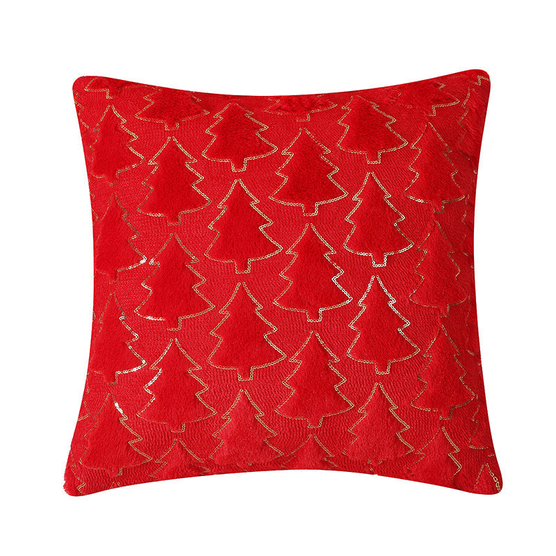 Holiday Ornament Plush Pillowcase – Decorative Bedroom & Bedside Pillow Cover - ZA-ZOLA