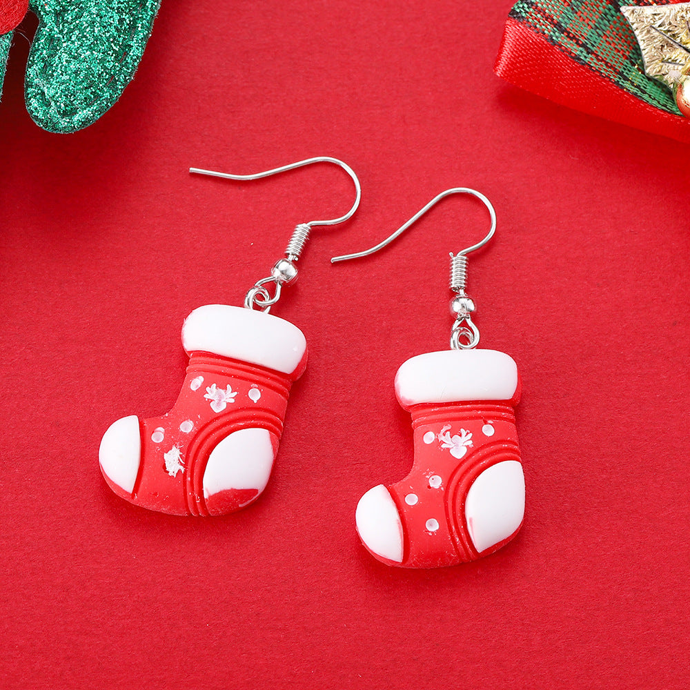 Cartoon Creative Christmas Earrings – Fun & Festive Fashion for the Holidays - ZA-ZOLA