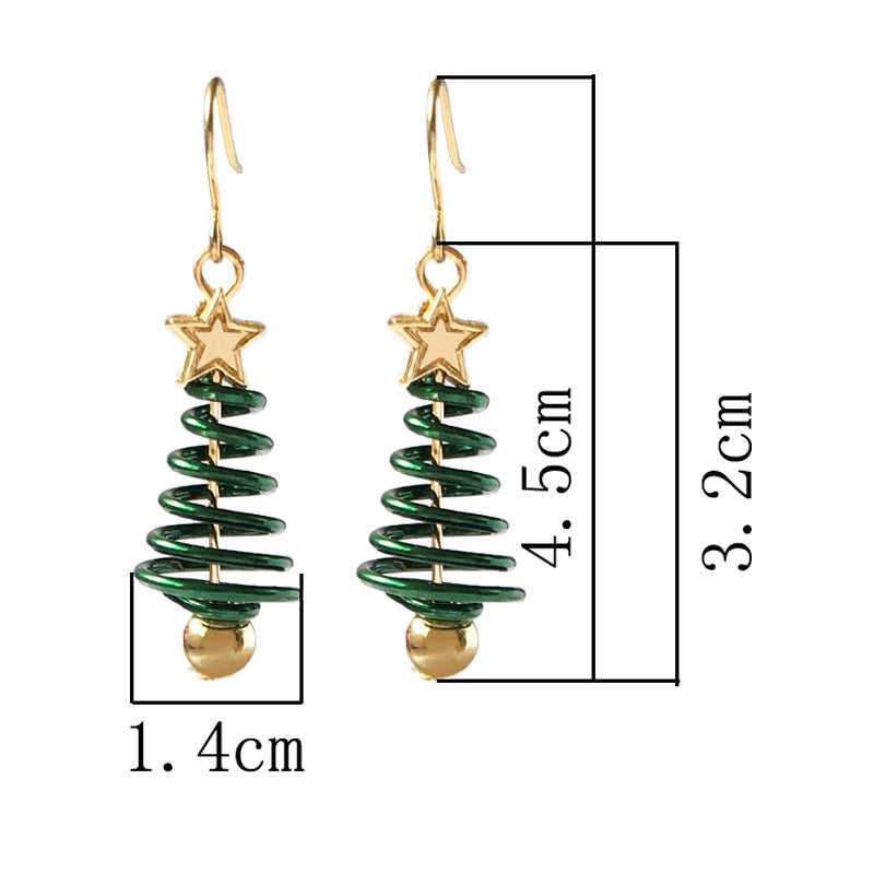 DIY Christmas Tree & Star Earrings – Festive Holiday Jewelry for Creative Style Lovers - ZA-ZOLA