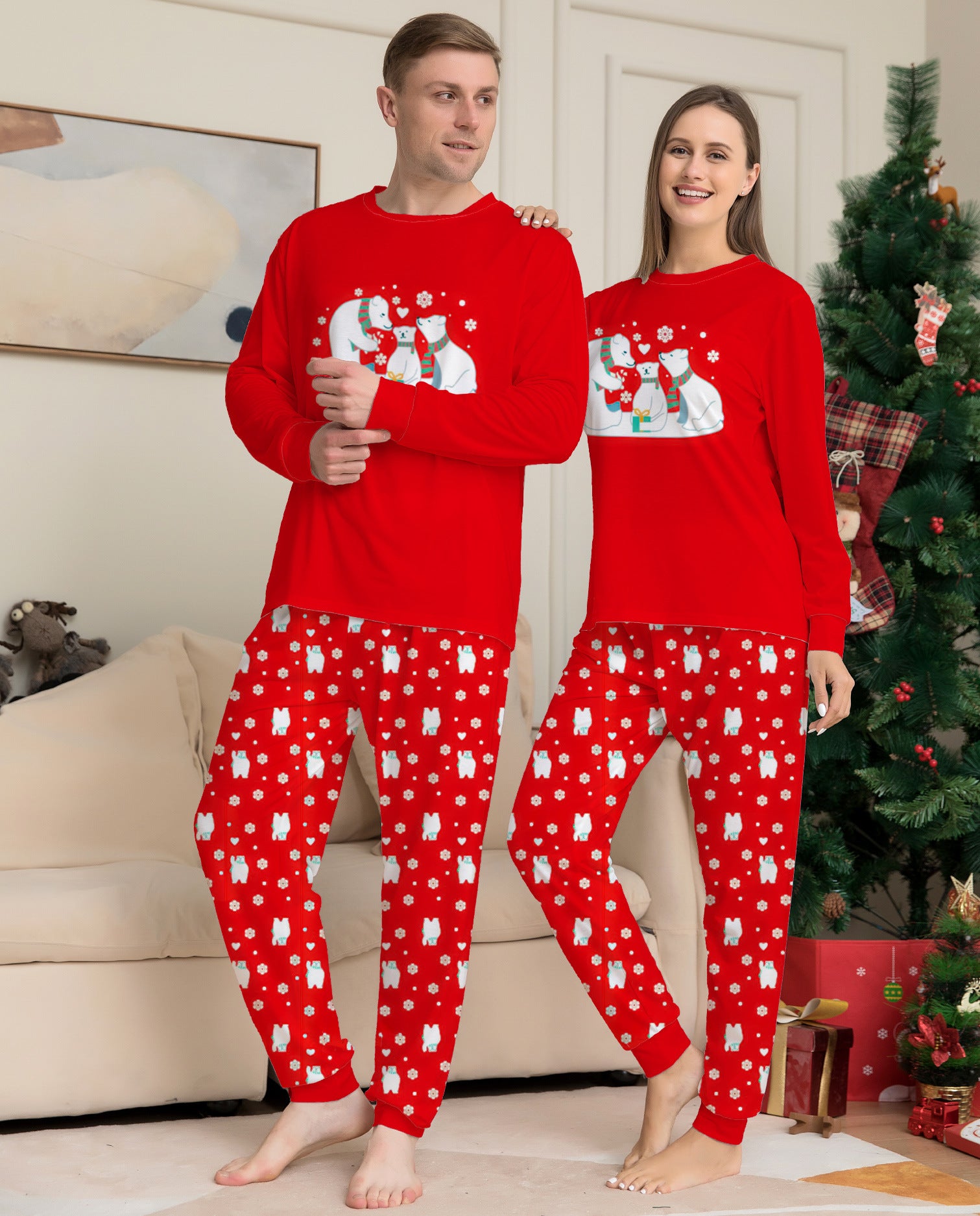 Christmas Family Matching Pajamas – Parent-Child Holiday Sleepwear Sets for Xmas Parties - ZA-ZOLA