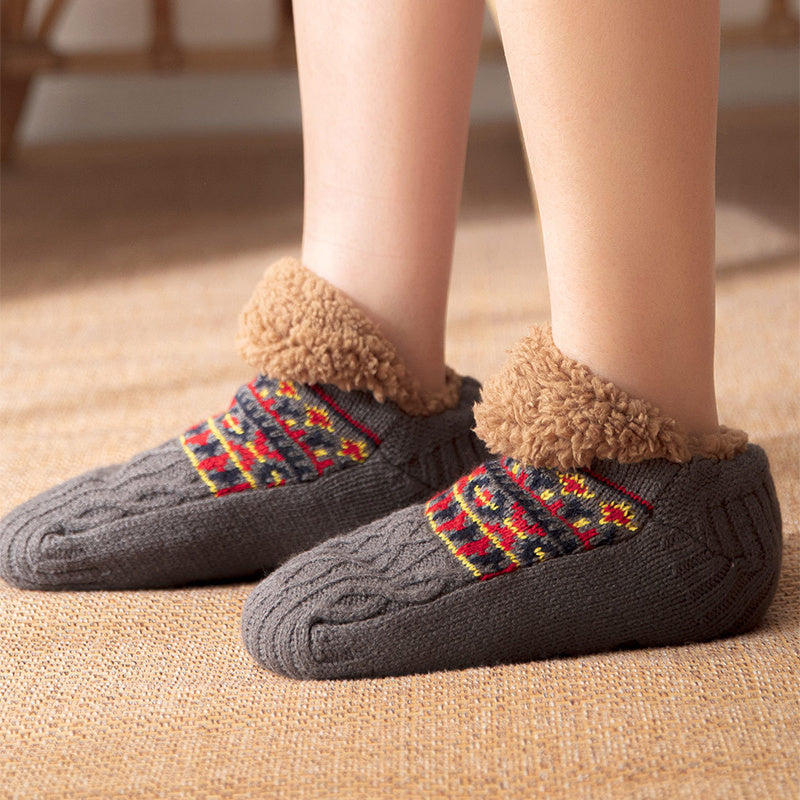 Indoor Home Non-Slip Carpet Socks – Warm Fall & Winter Floor Socks for Men & Women - ZA-ZOLA