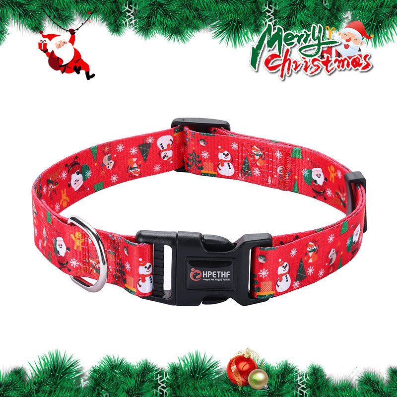 Christmas Pet Collar & Leash Set – Hand Holding Rope Dog Leash for Holiday Walks - ZA-ZOLA